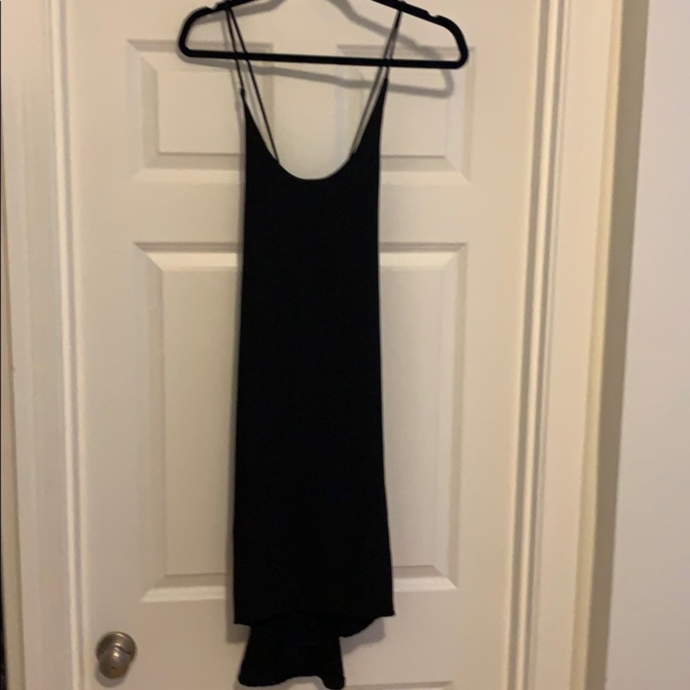 Tobi Black backless strappy dress